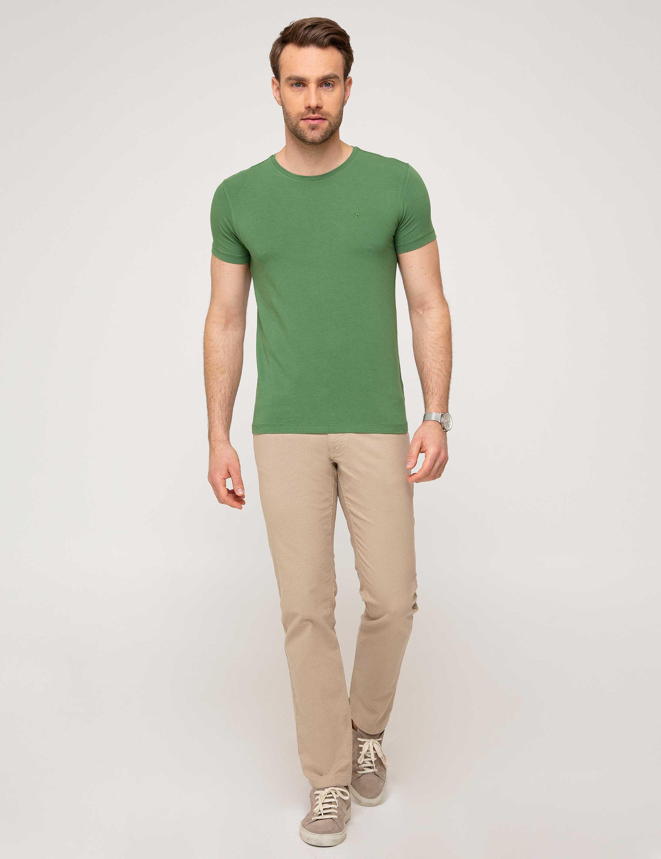Camel Slim Fit Chino Pantolon