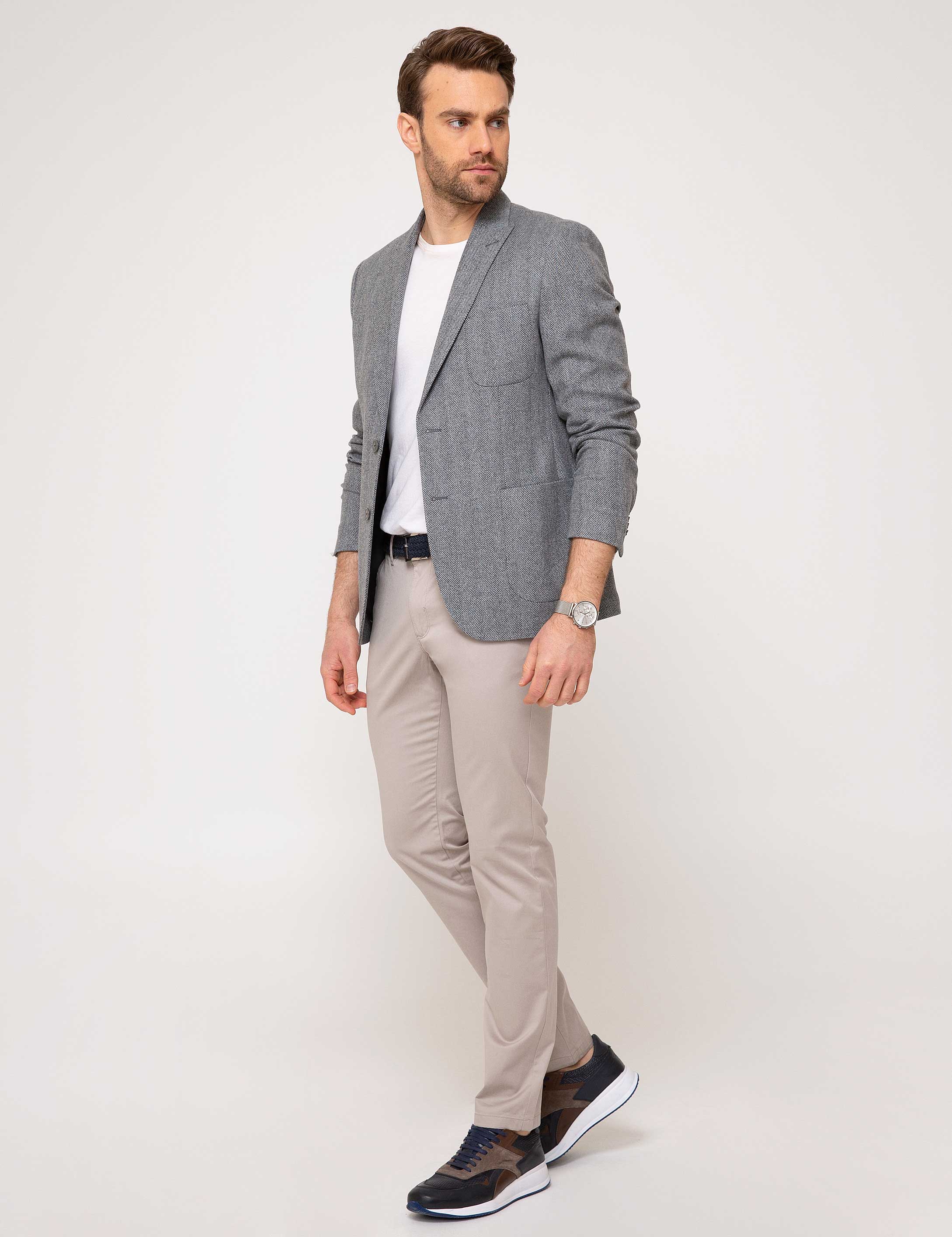 Taş Slim Fit Kanvas Pantolon