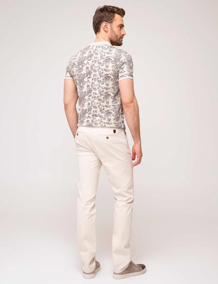 Bej Slim Fit Chino Pantolon - 50189179016