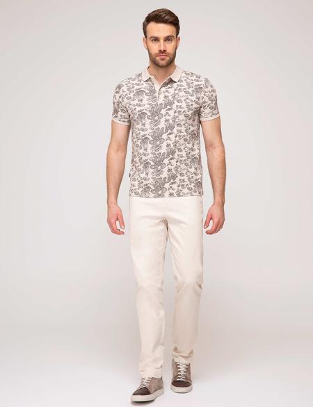 Bej Slim Fit Chino Pantolon - 50189179016