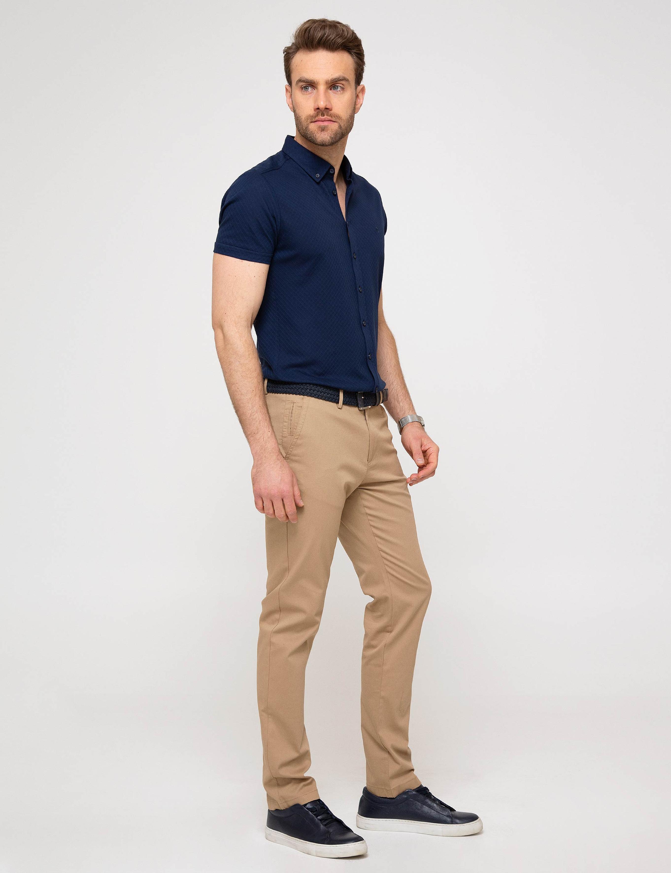 Camel Slim Fit Chino Pantolon