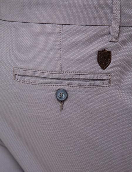 Gri Slim Fit Chino Pantolon - 50189196006