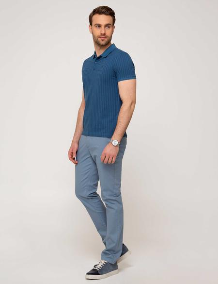 Koyu Mavi Slim Fit Chino Pantolon - 50189196016