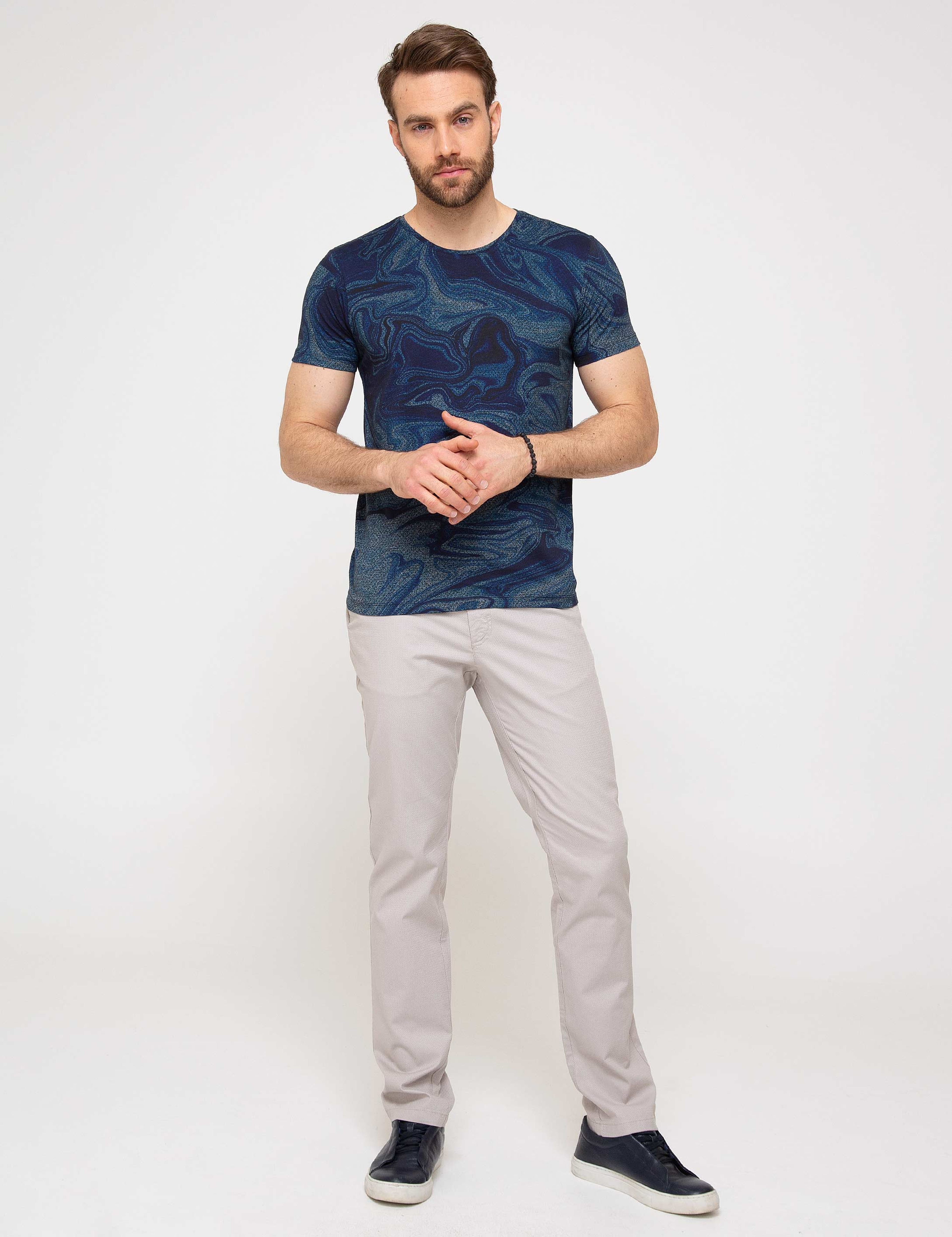 Taş Slim Fit Chino Pantolon - Image 1