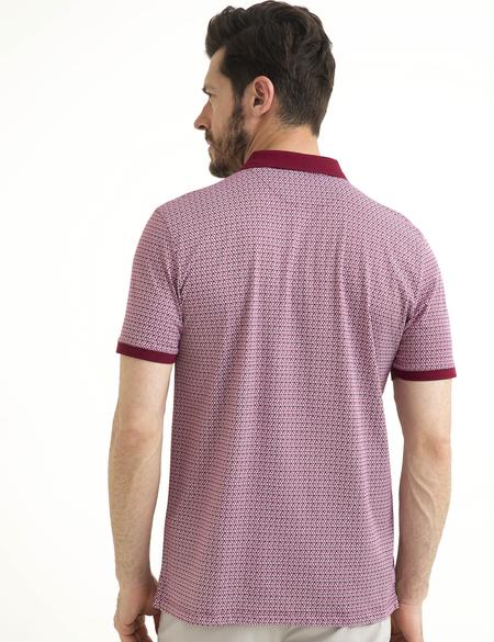 Kırmızı Regular Fit Polo Yaka Tişört - 50189491001