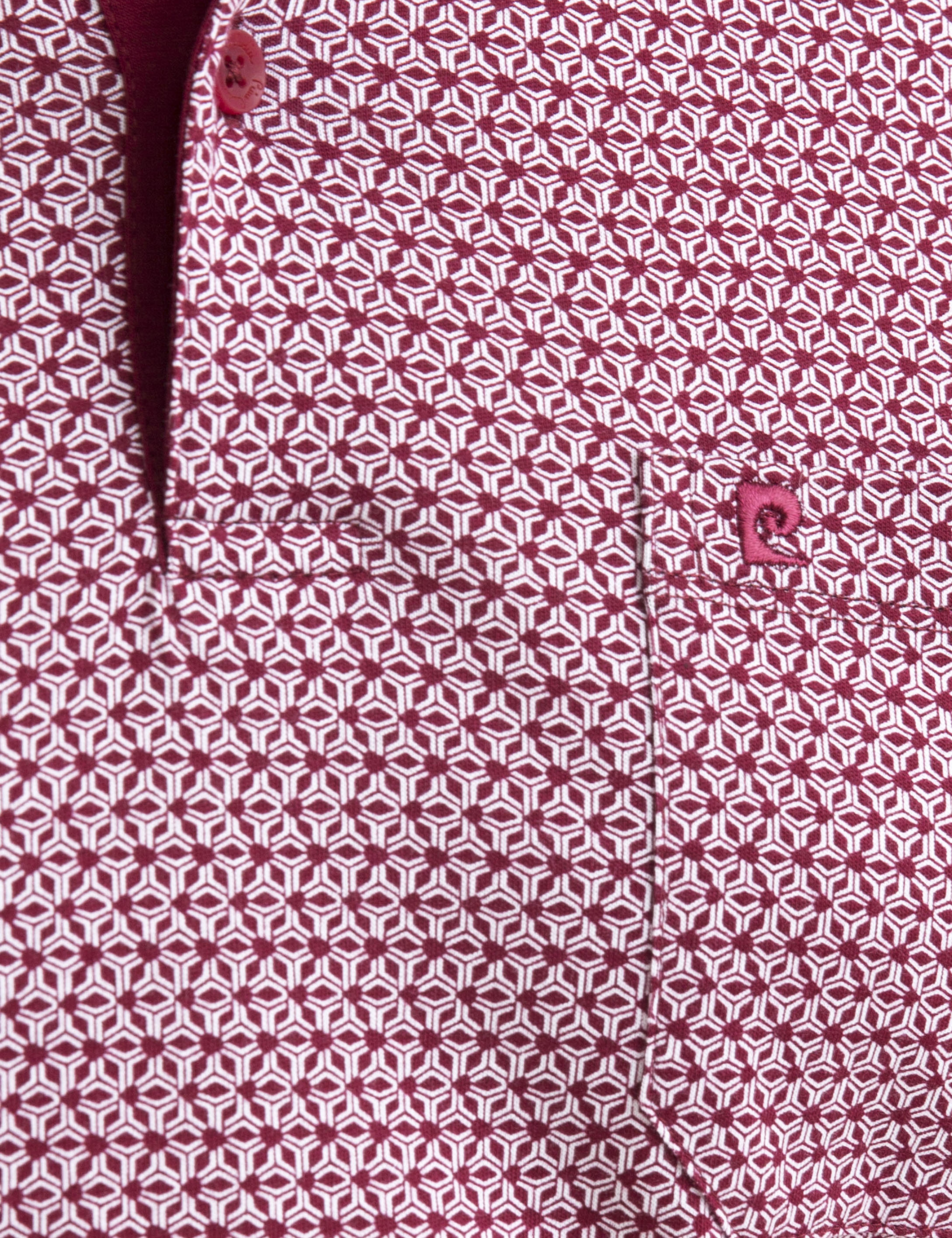 Kırmızı Regular Fit Polo Yaka Tişört - Image 4