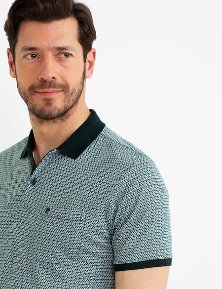 Yeşil Regular Fit Polo Yaka T-Shirt - 50189491019