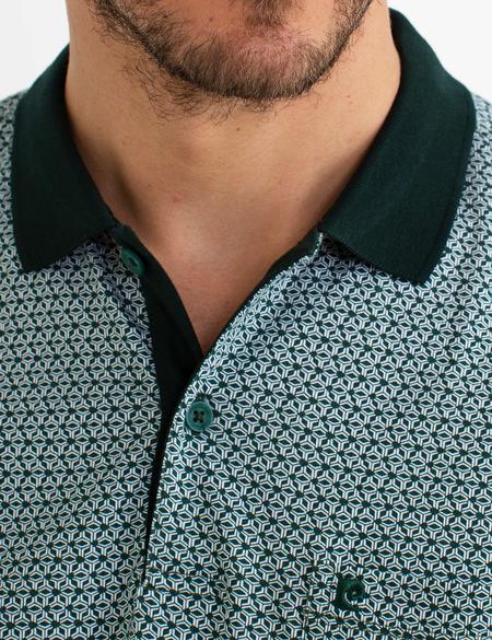 Yeşil Regular Fit Polo Yaka T-Shirt - 50189491019