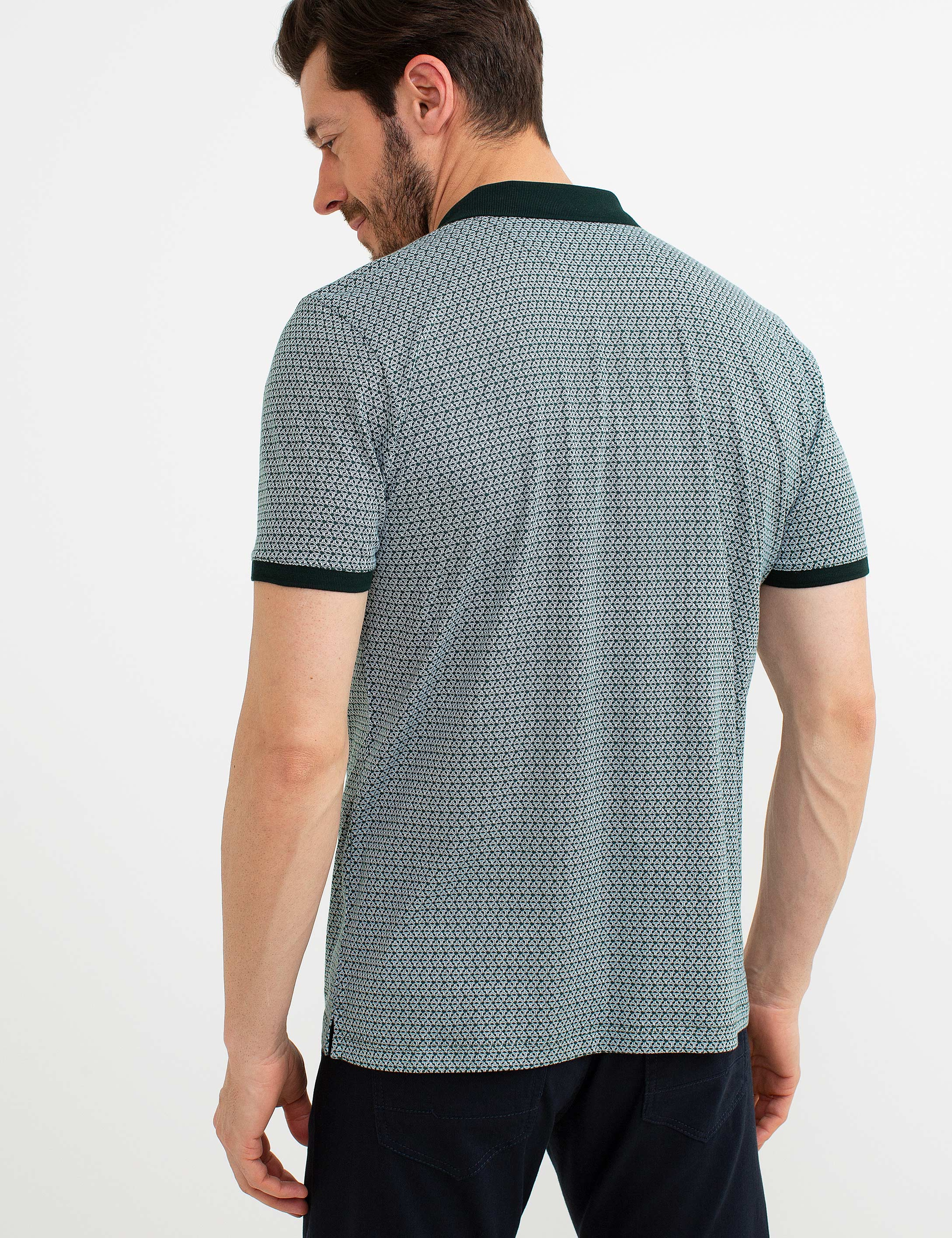 Yeşil Regular Fit Polo Yaka T-Shirt