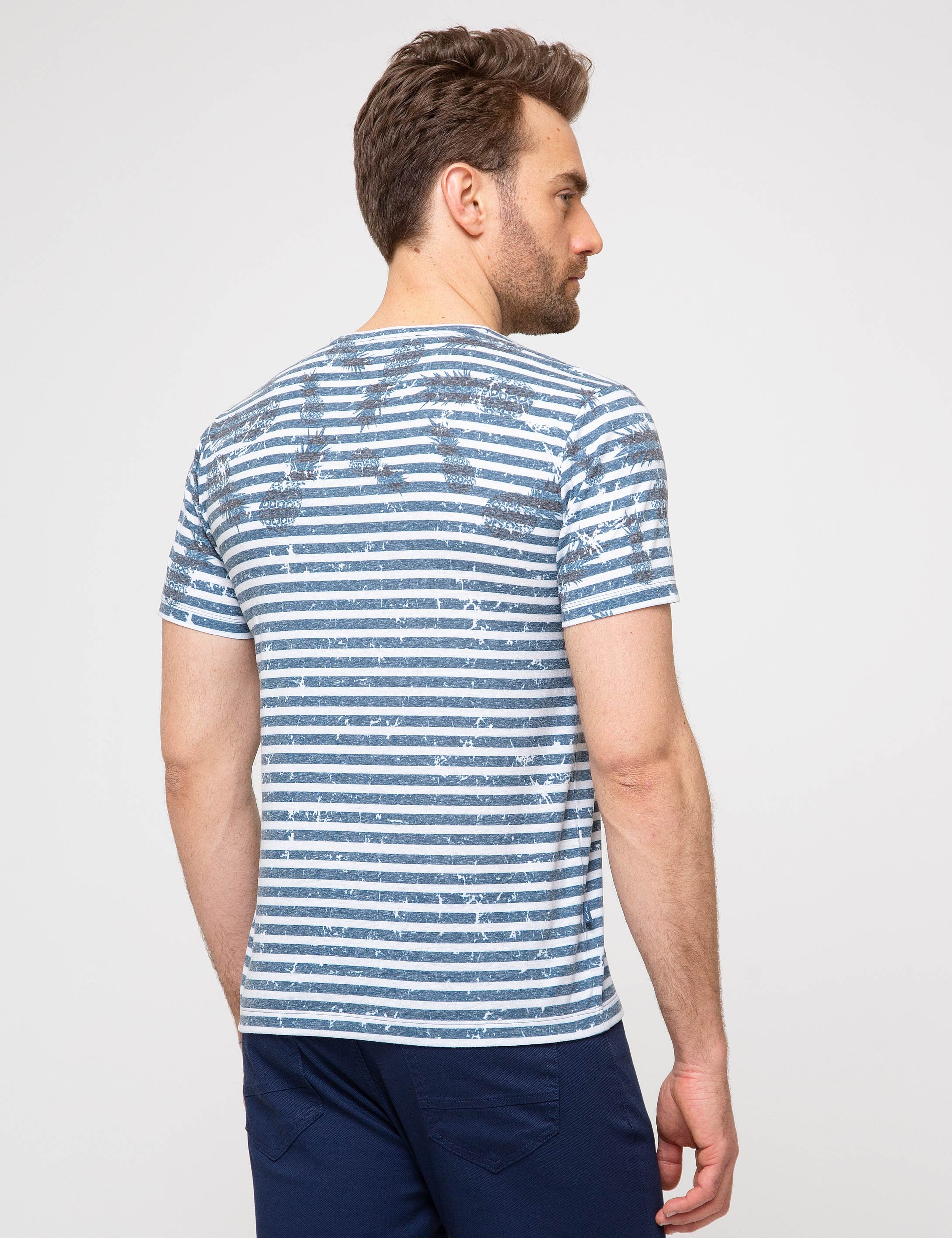 İndigo Slim Fit Tişört - Image 4