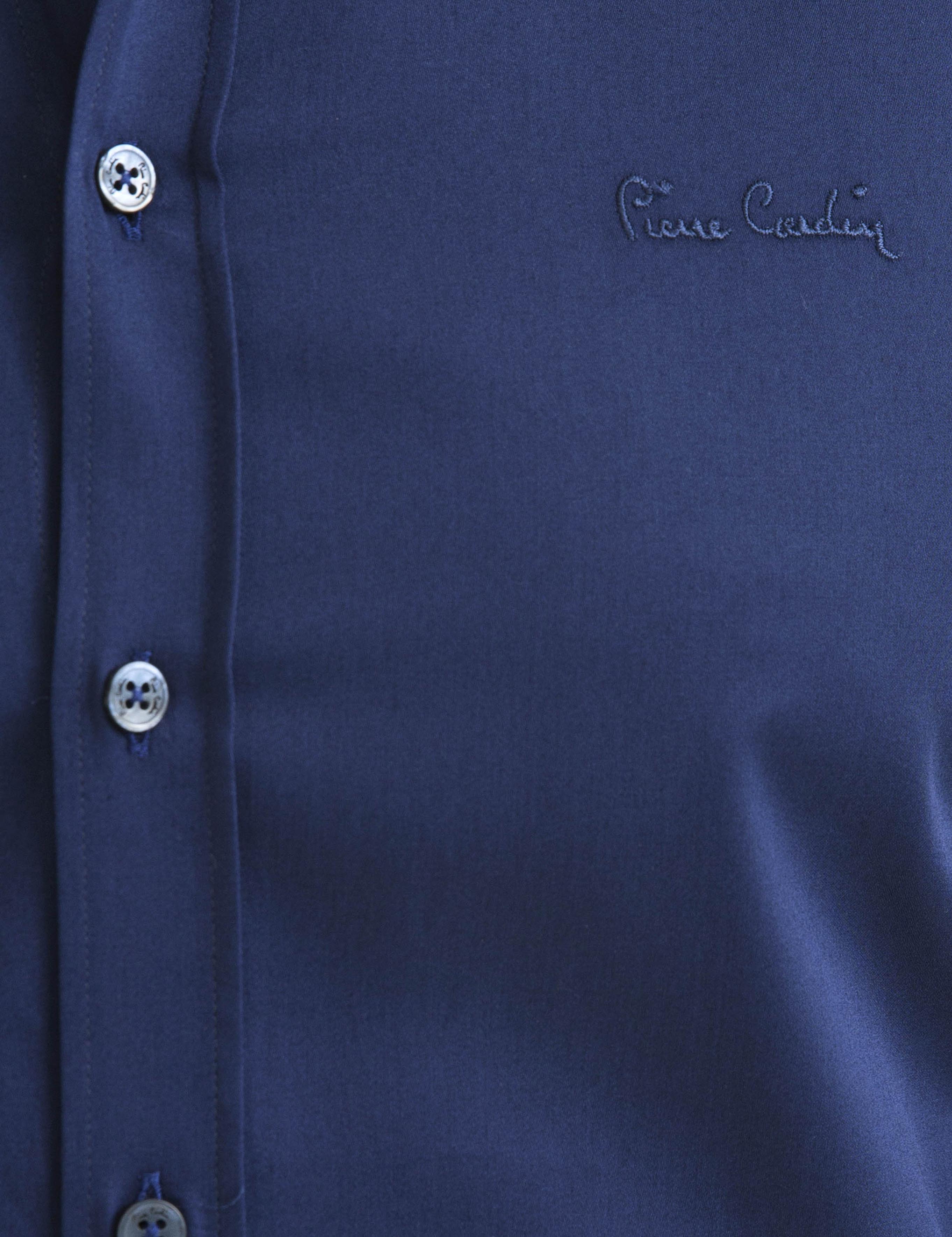 Slim Lacivert Gömlek