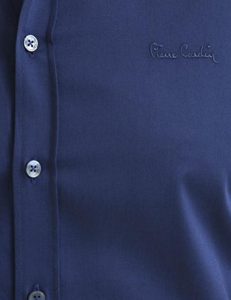 Slim Lacivert Gömlek - 50189526028