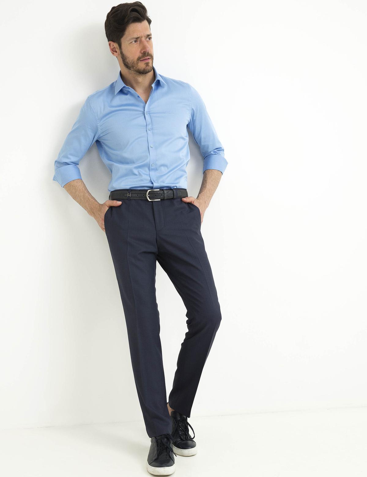 Slim Mavi Gömlek - 50189526041