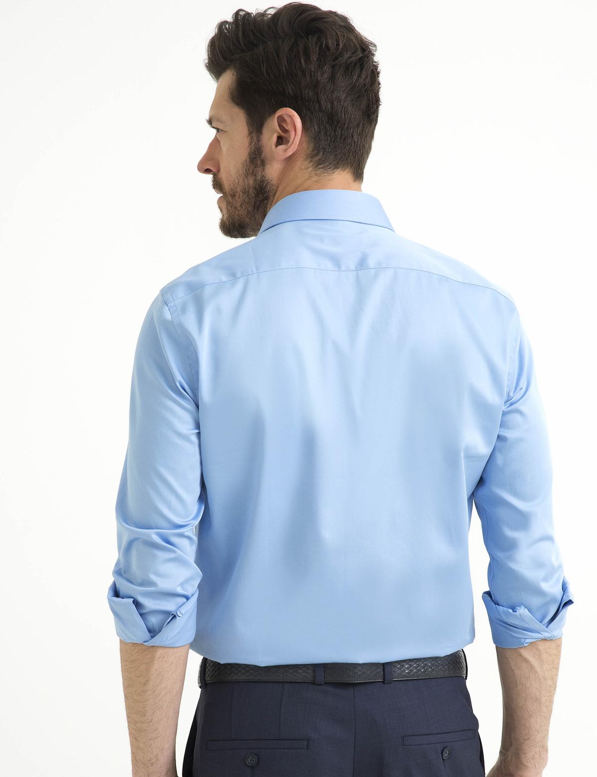 Slim Mavi Gömlek - 50189526041