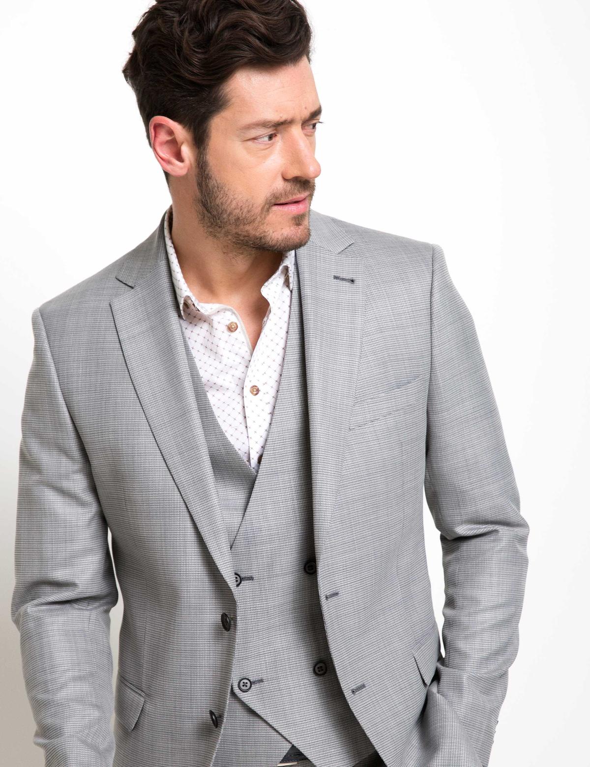 Gri Takım Elbise - 50189630002