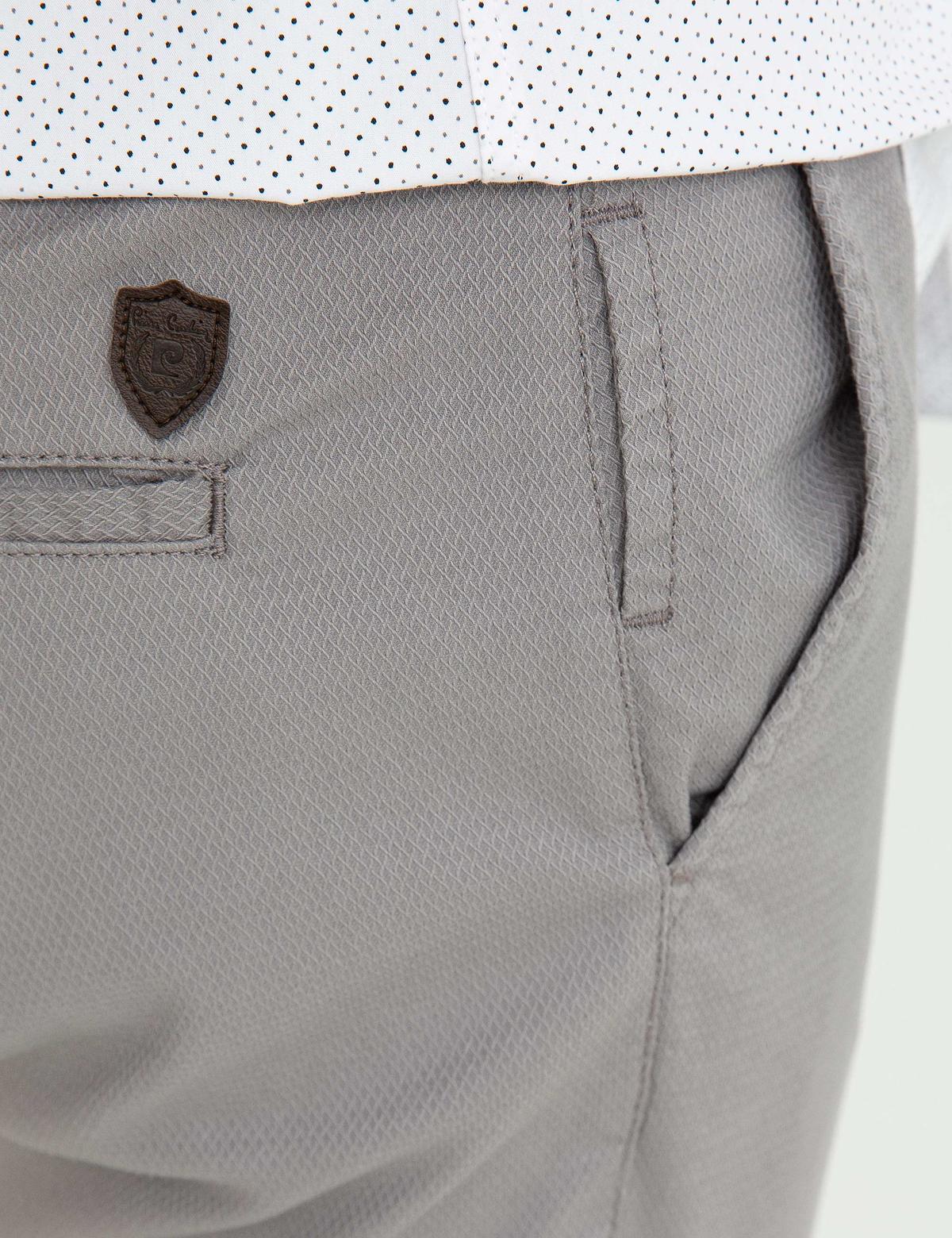 Gri Slim Fit Chino Pantolon - 50189835042