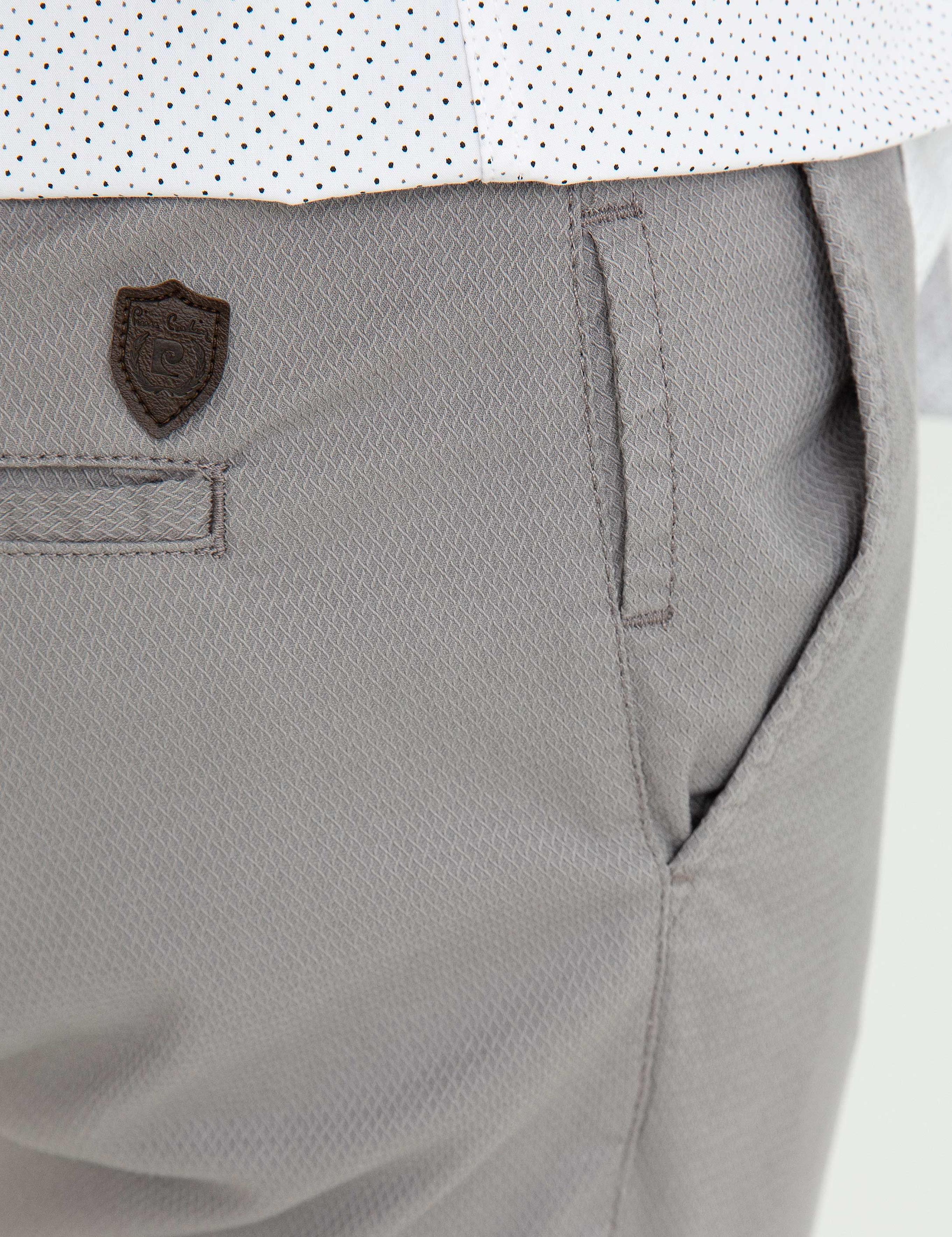 Gri Slim Fit Chino Pantolon