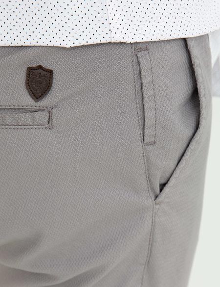 Gri Slim Fit Chino Pantolon - 50189835042