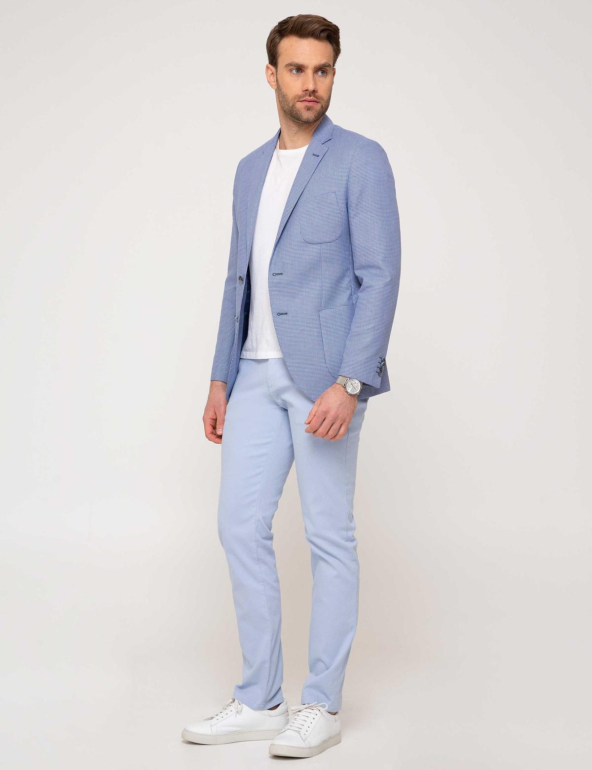 Açık Mavi Slim Fit Chino Pantolon - 50189922006