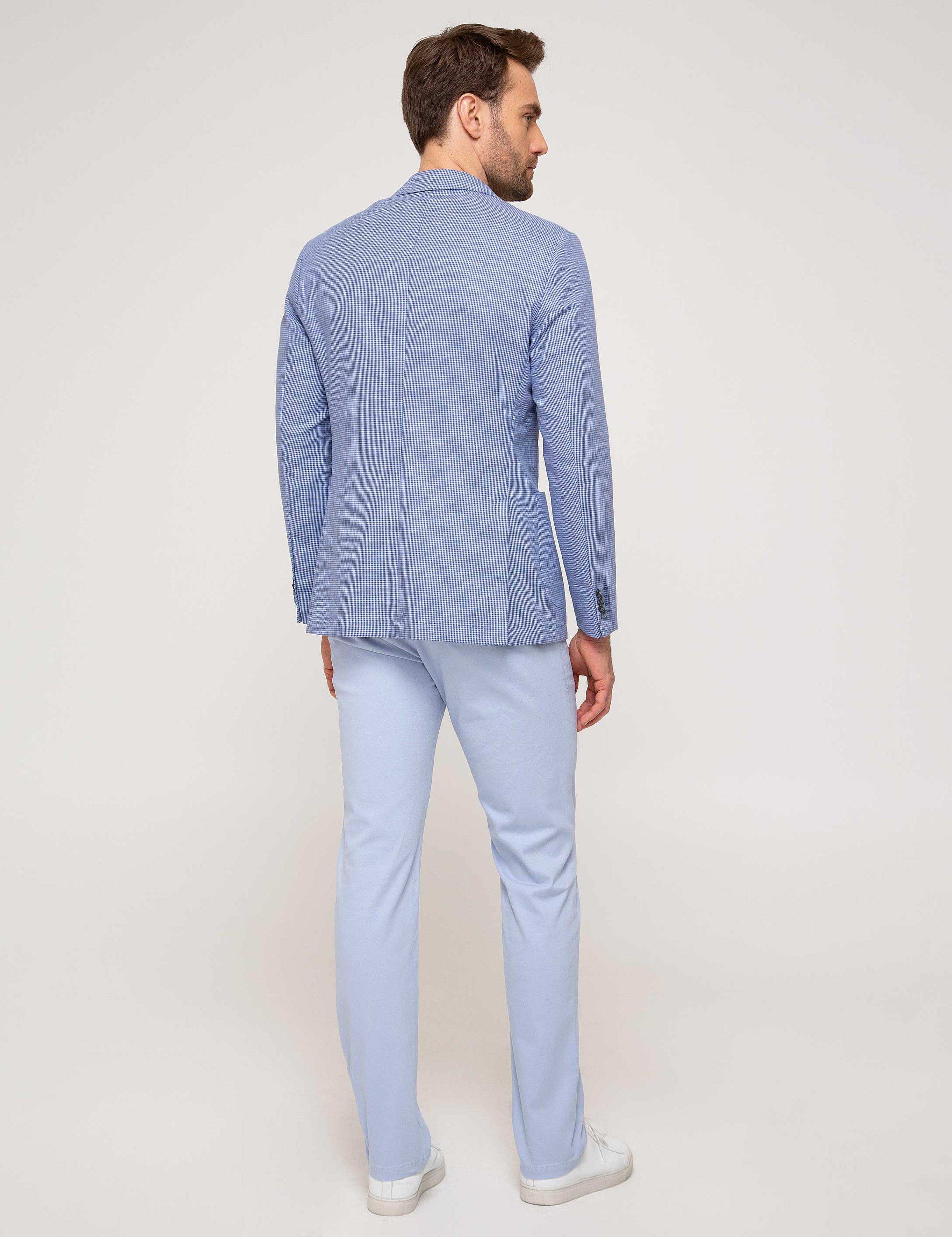 Açık Mavi Slim Fit Chino Pantolon