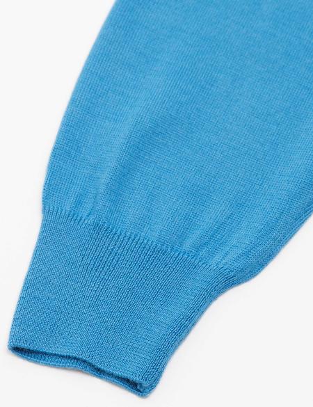 Kobalt Mavi Slim Fit Basic Triko Kazak - 50191522101