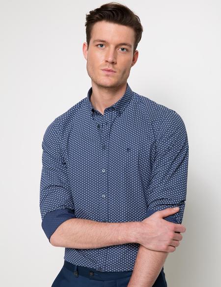 Slim Mavi Gömlek - 50191727010