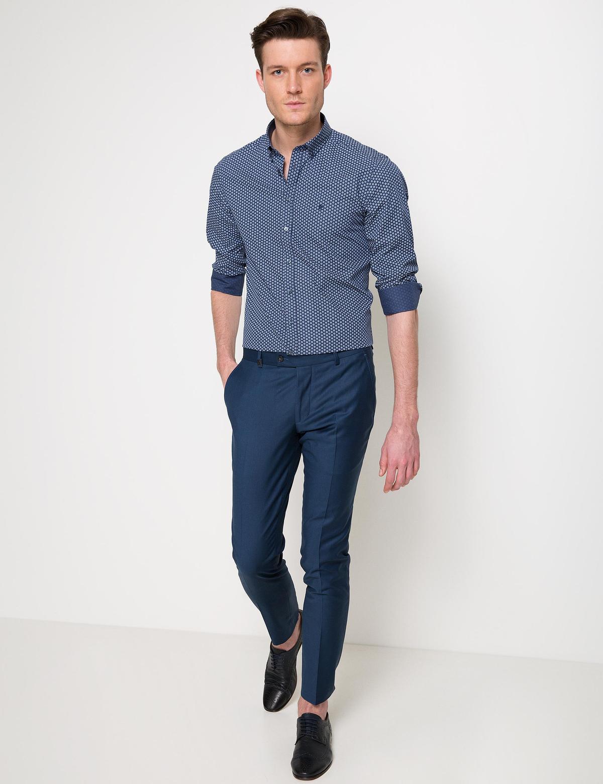 Slim Mavi Gömlek - 50191727010