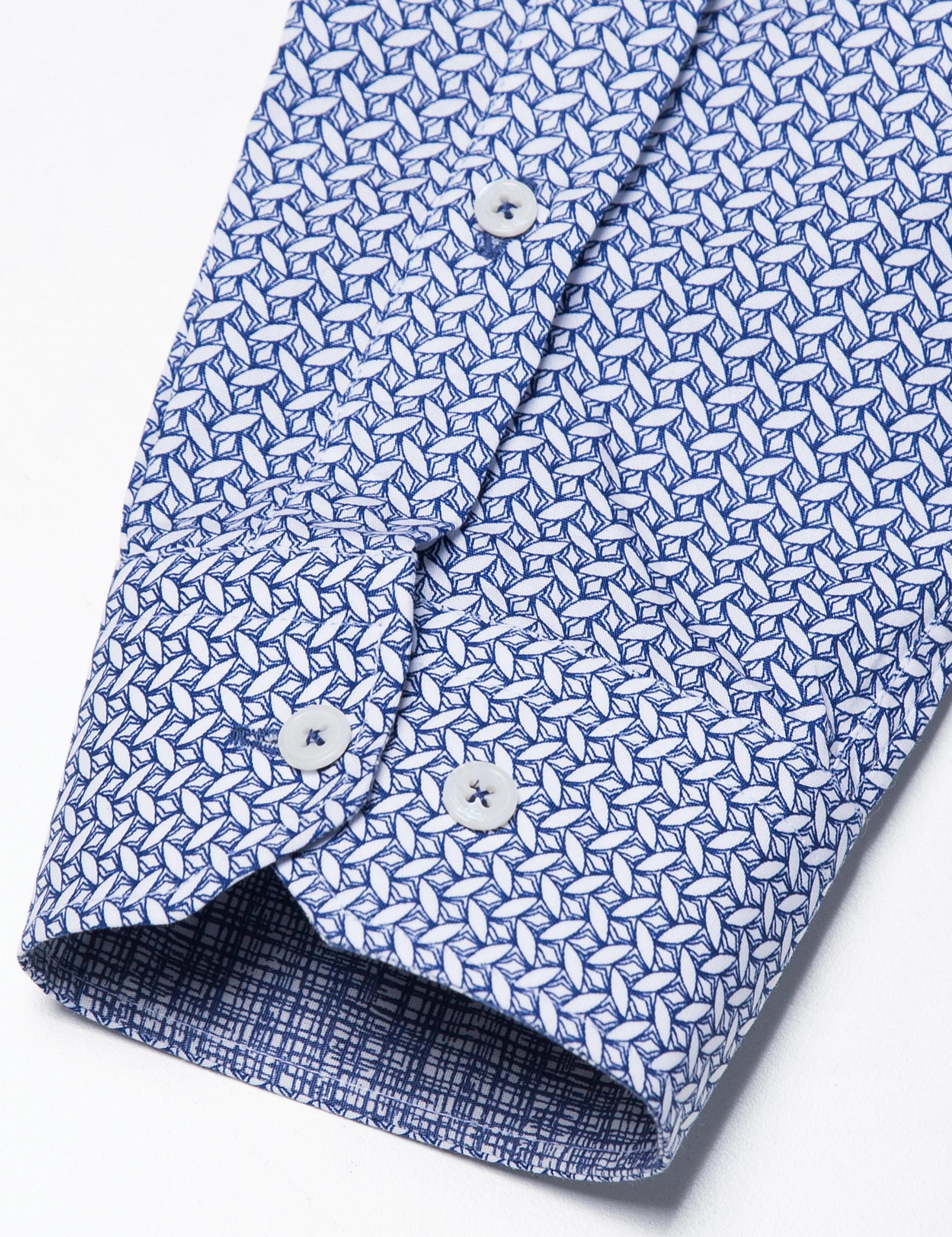 Slim Lacivert Gömlek