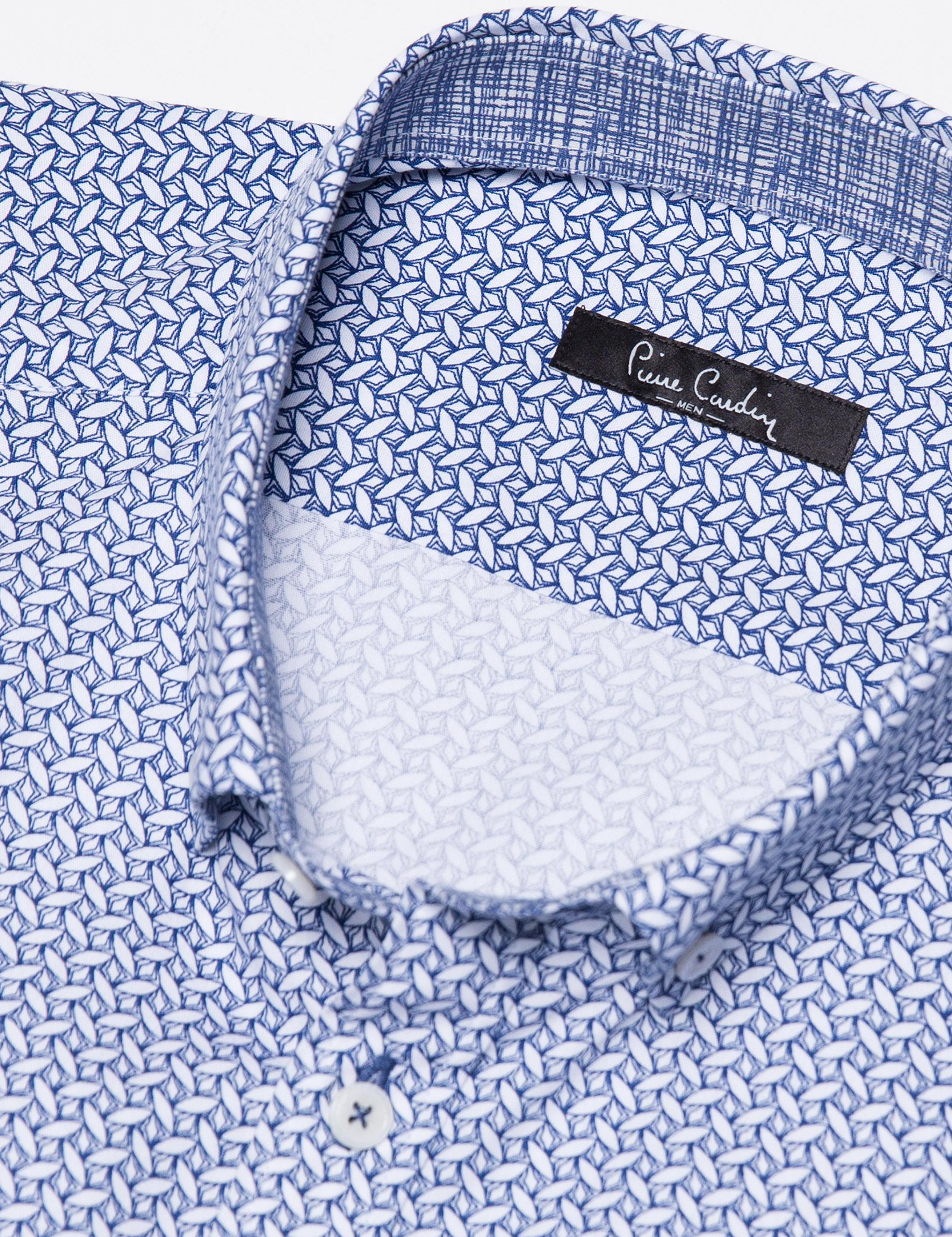 Slim Lacivert Gömlek