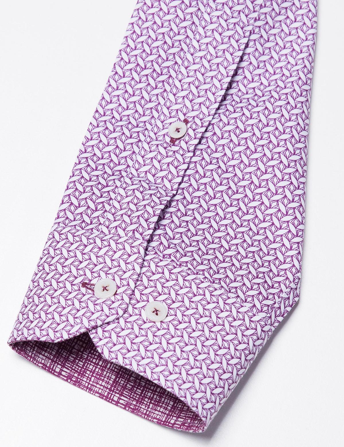 Slim Pembe Gömlek - 50192229028