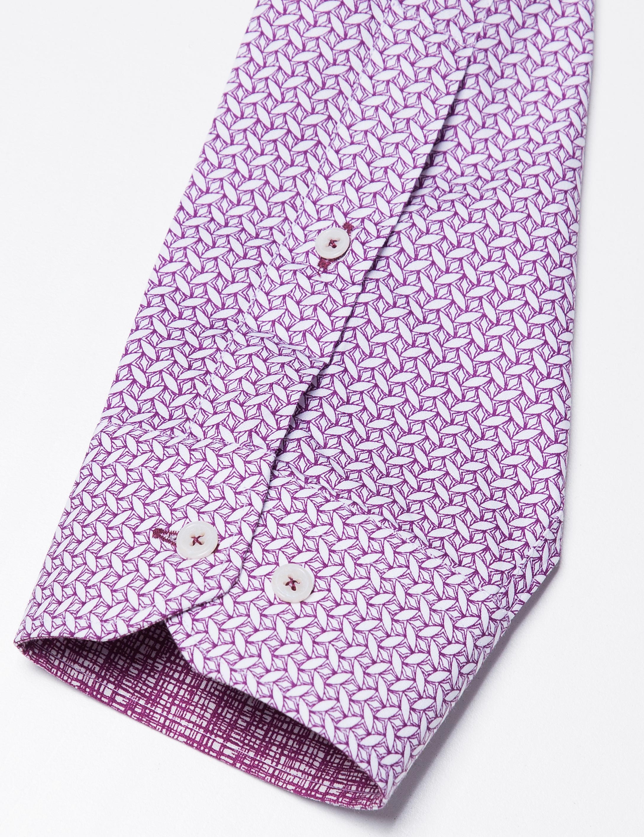 Slim Pembe Gömlek - 50192229028