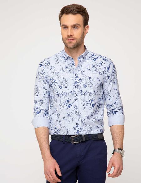 Slim Mavi Gömlek - 50192265010