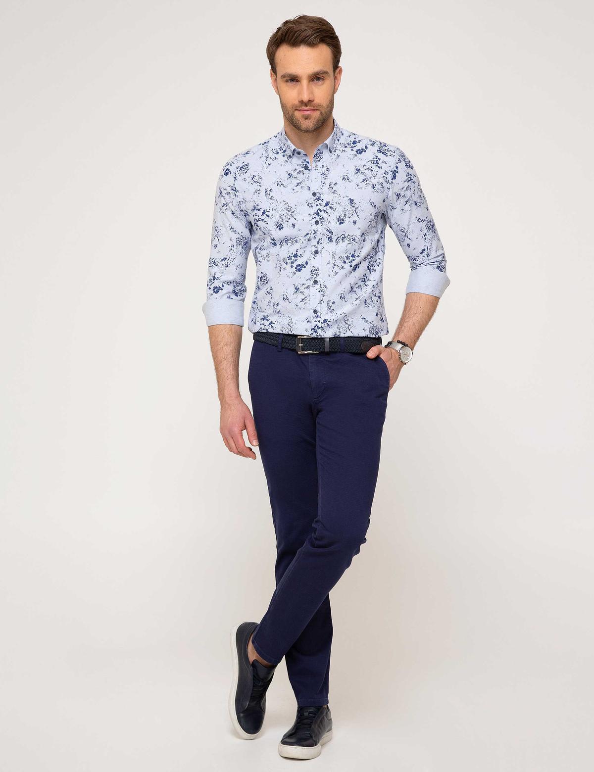 Slim Mavi Gömlek - 50192265010