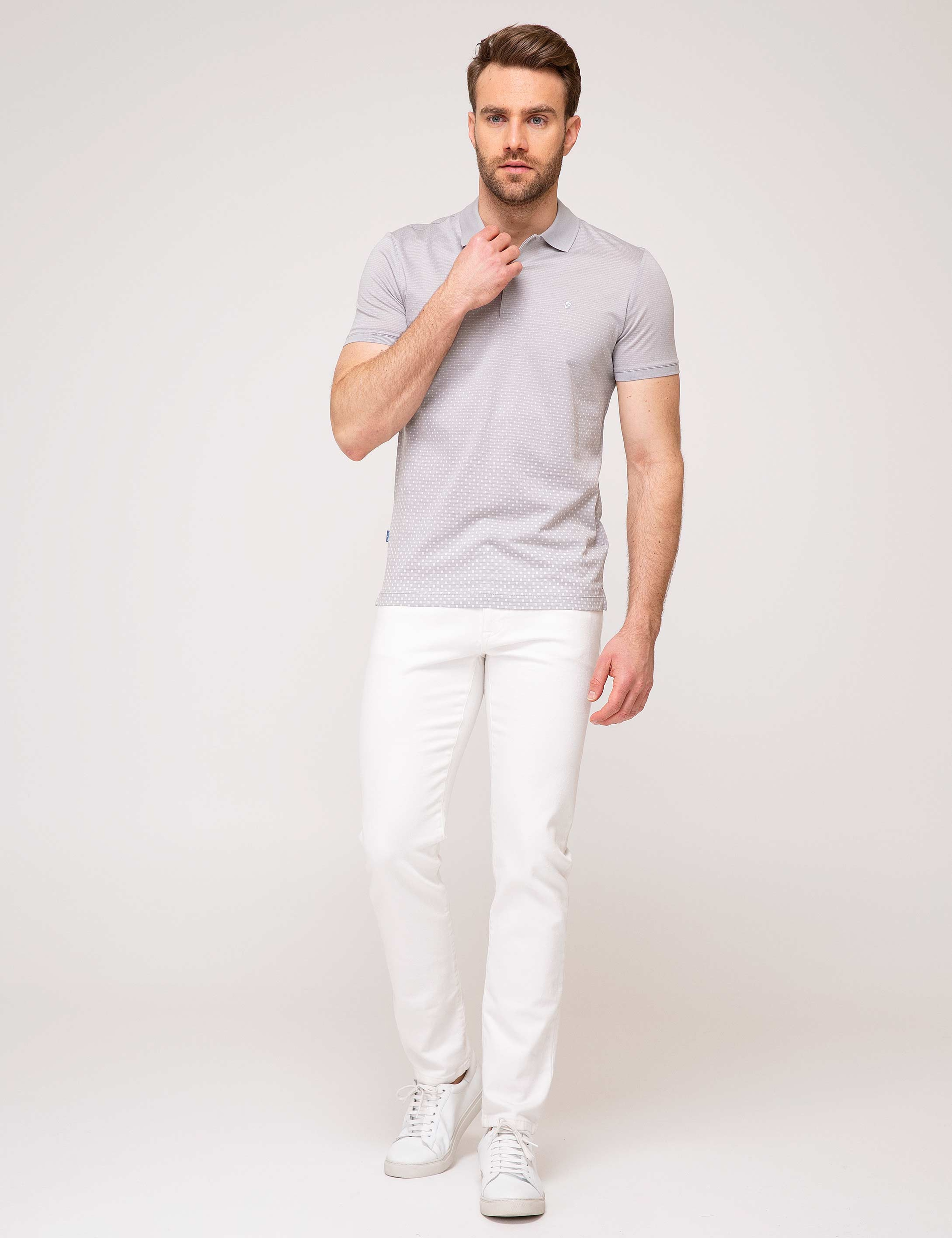 Gri Slim Fit T-Shirt - Image 2