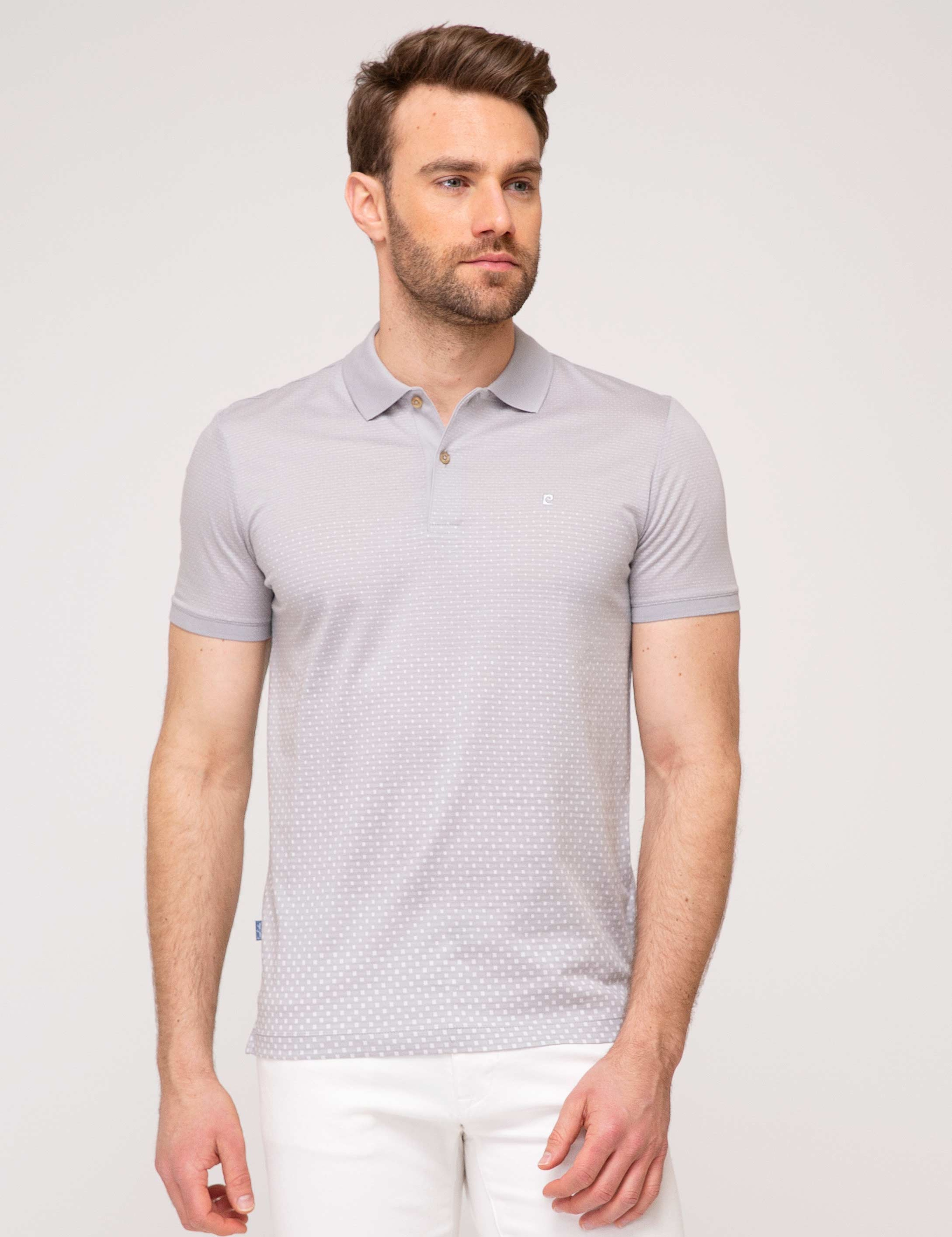 Gri Slim Fit T-Shirt - Image 1