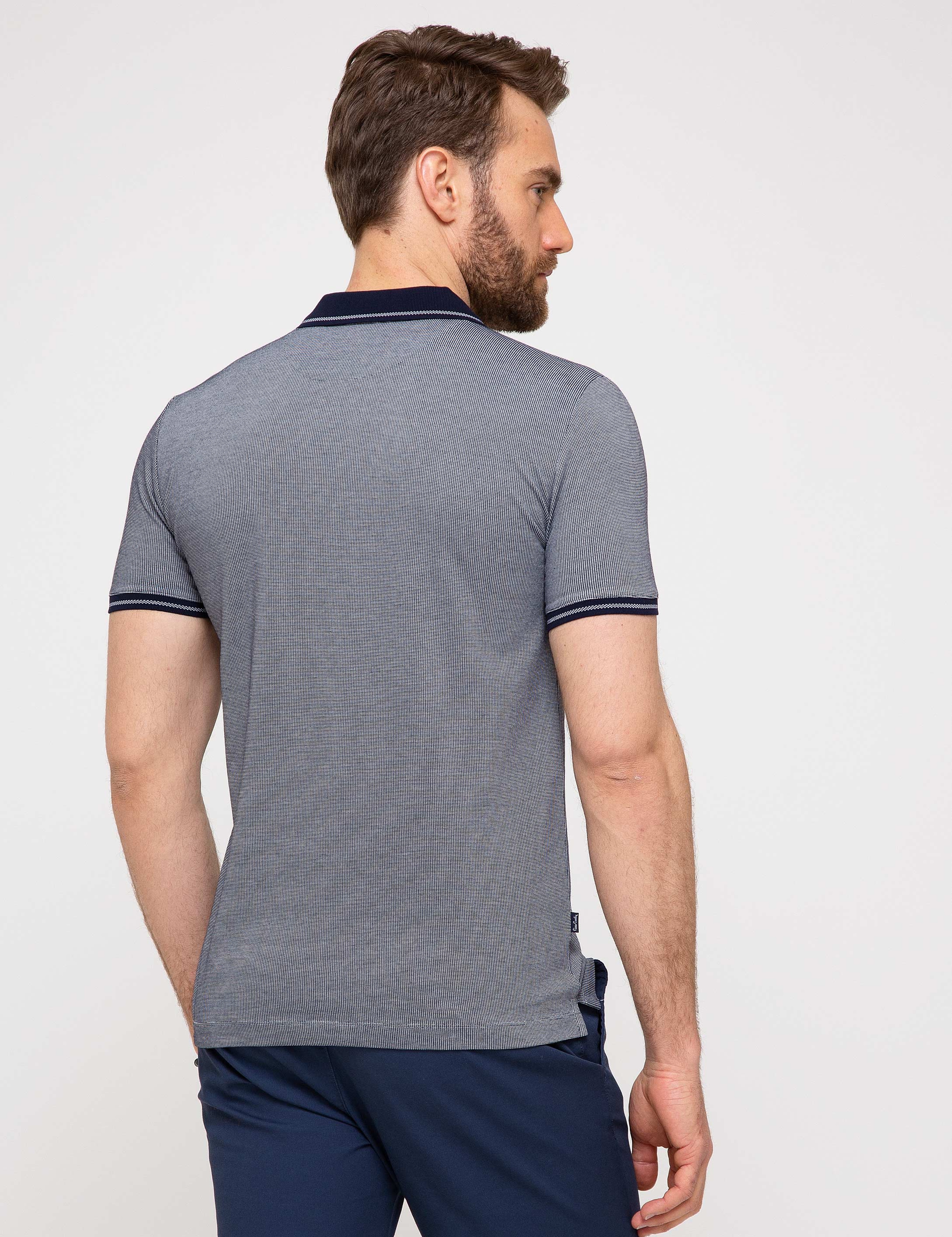 Lacivert Slim Fit T-Shirt - Image 4
