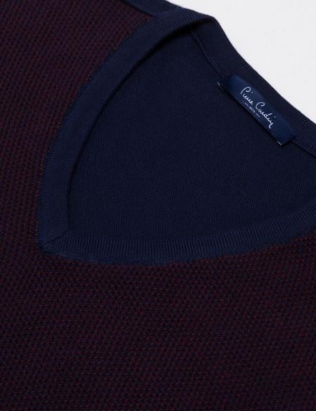 Lacivert Slim Fit Triko Kazak - 50193802001