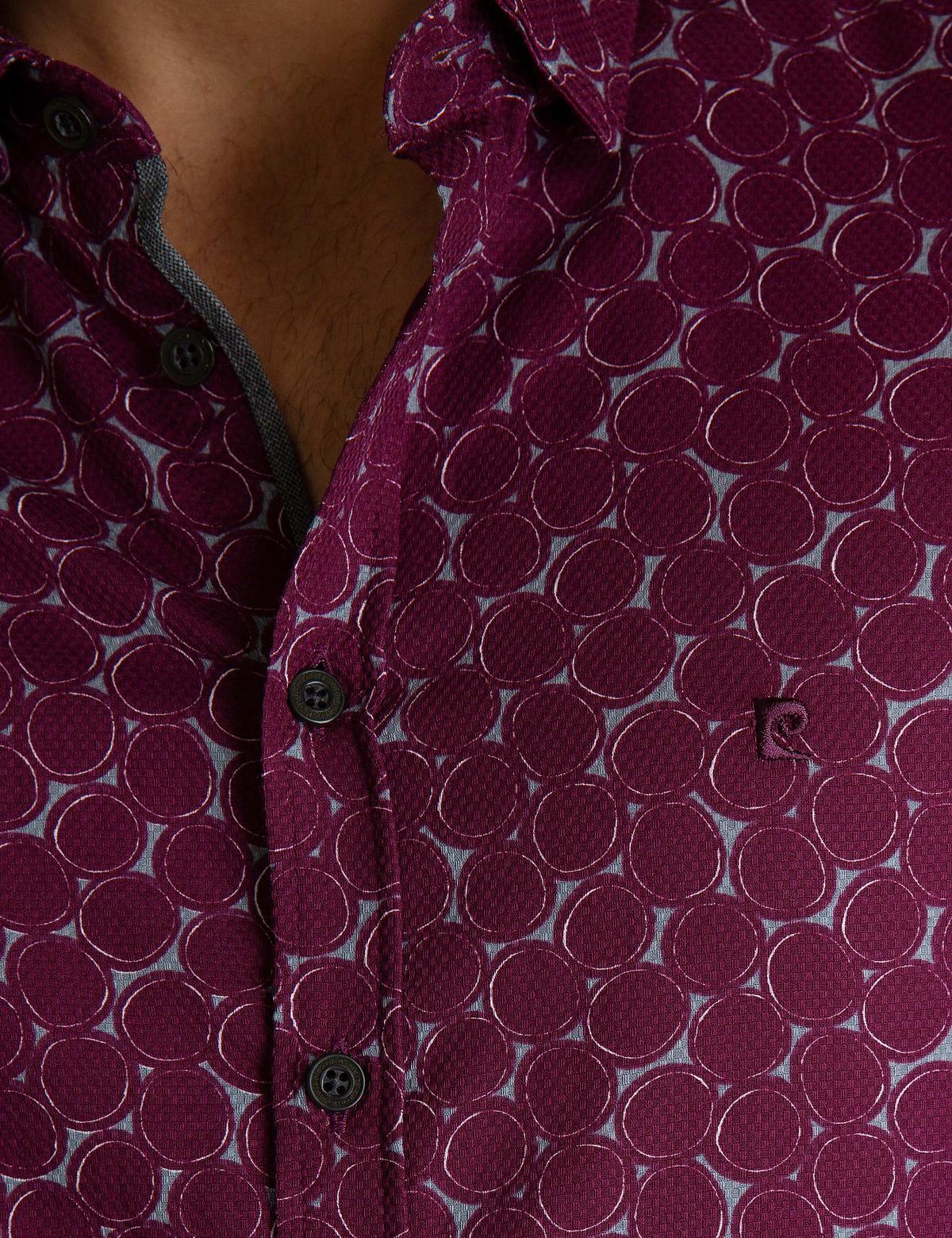 Bordo Slim Fit Gömlek - 50193853005