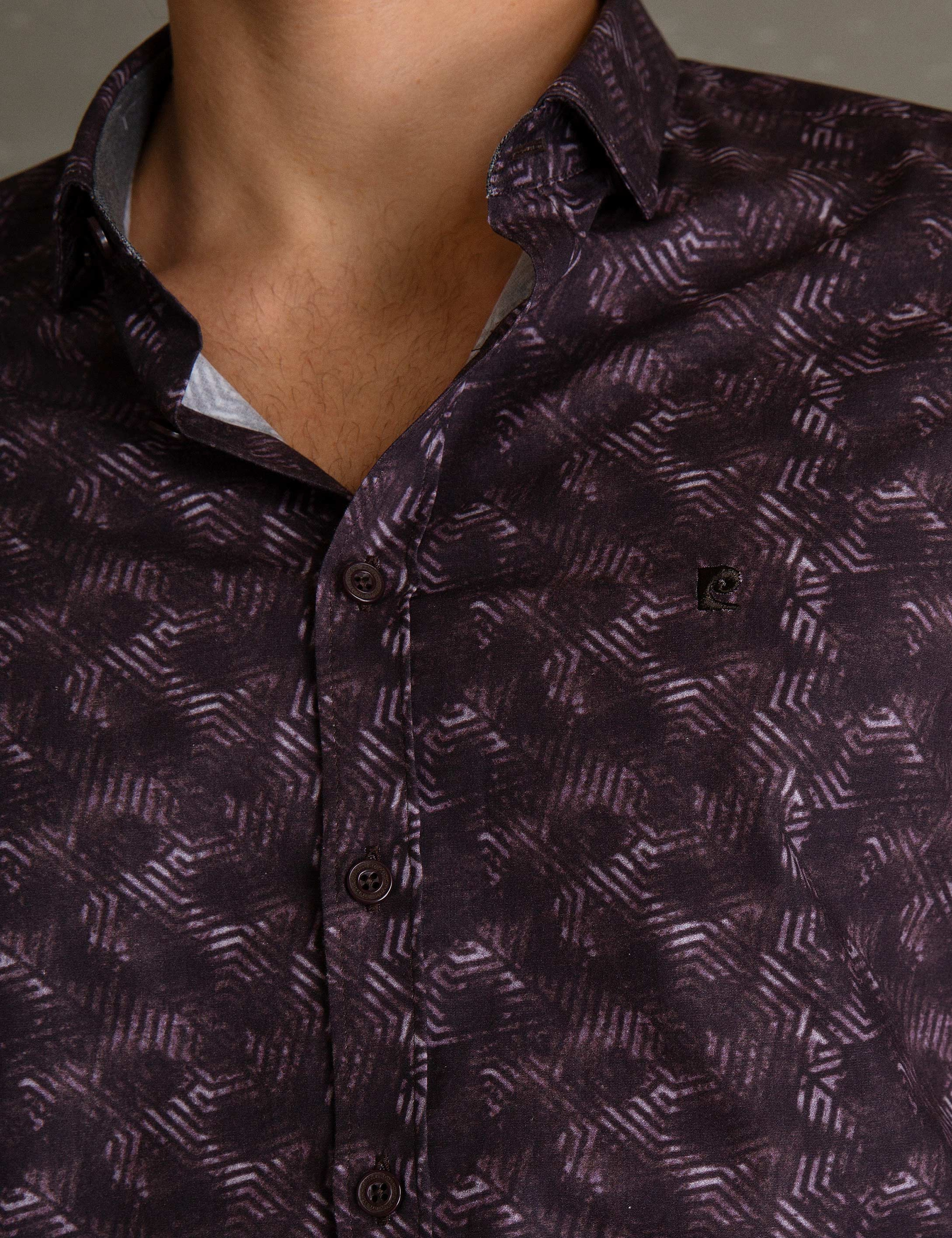 Bordo Slim Fit Gömlek - Image 4