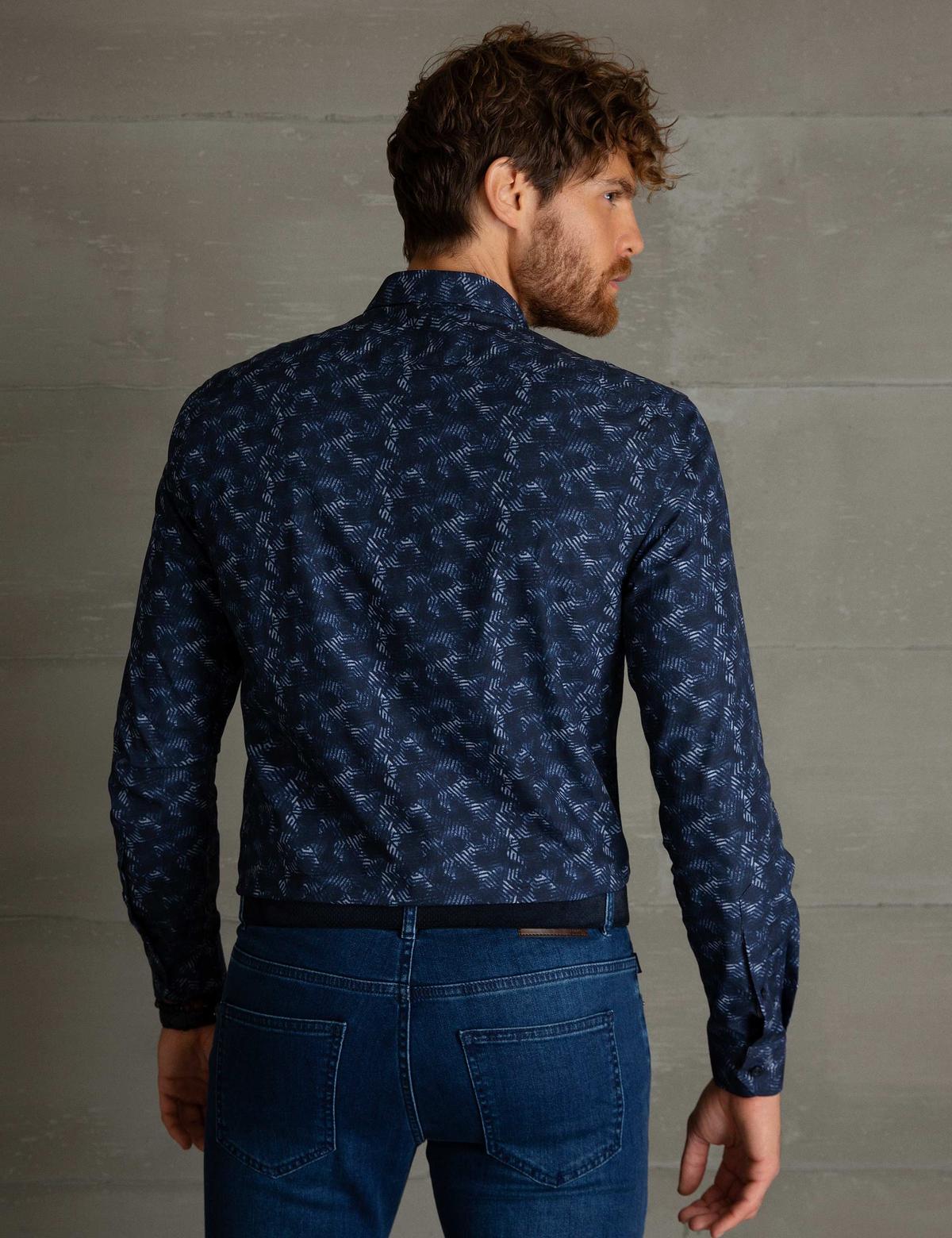 Lacivert Slim Fit Gömlek - 50193903010