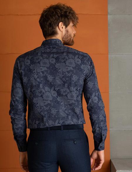 Lacivert Slim Fit Gömlek - 50193939015