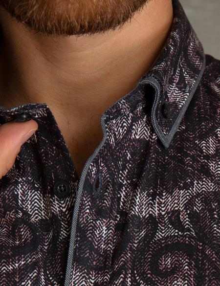 Bordo Slim Fit Gömlek - 50193947008