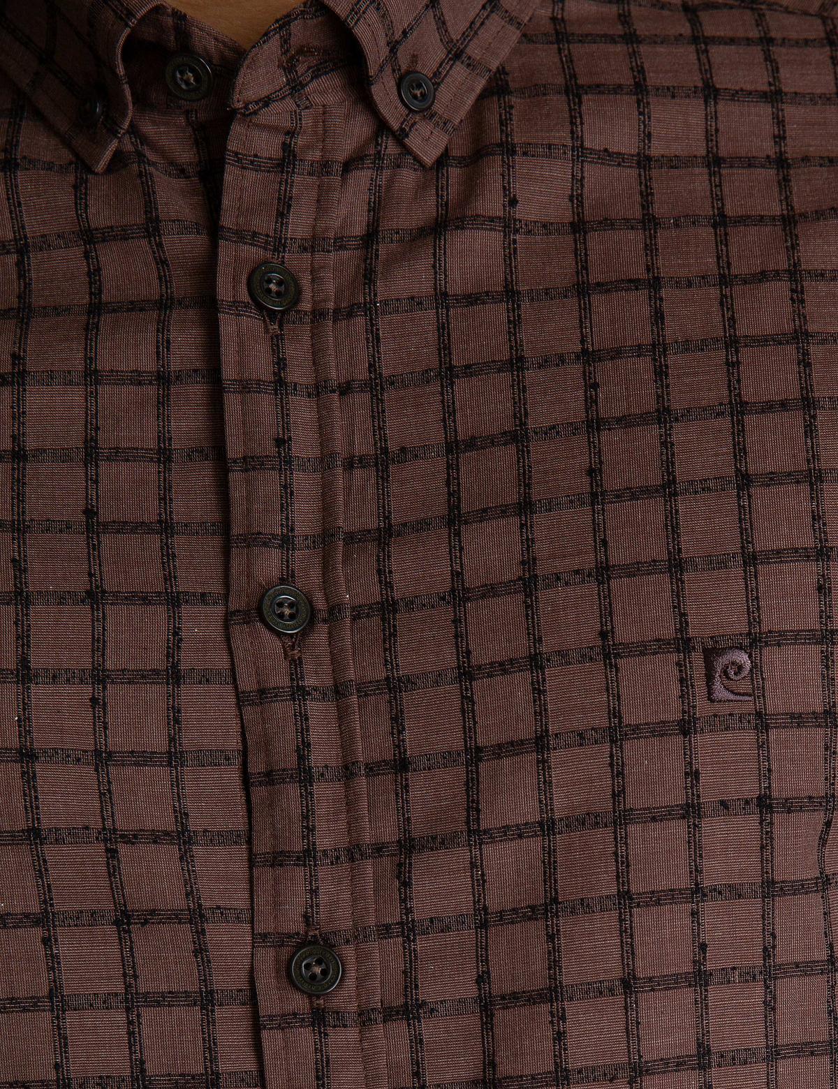 Kahverengi Slim Fit Gömlek - 50194024006