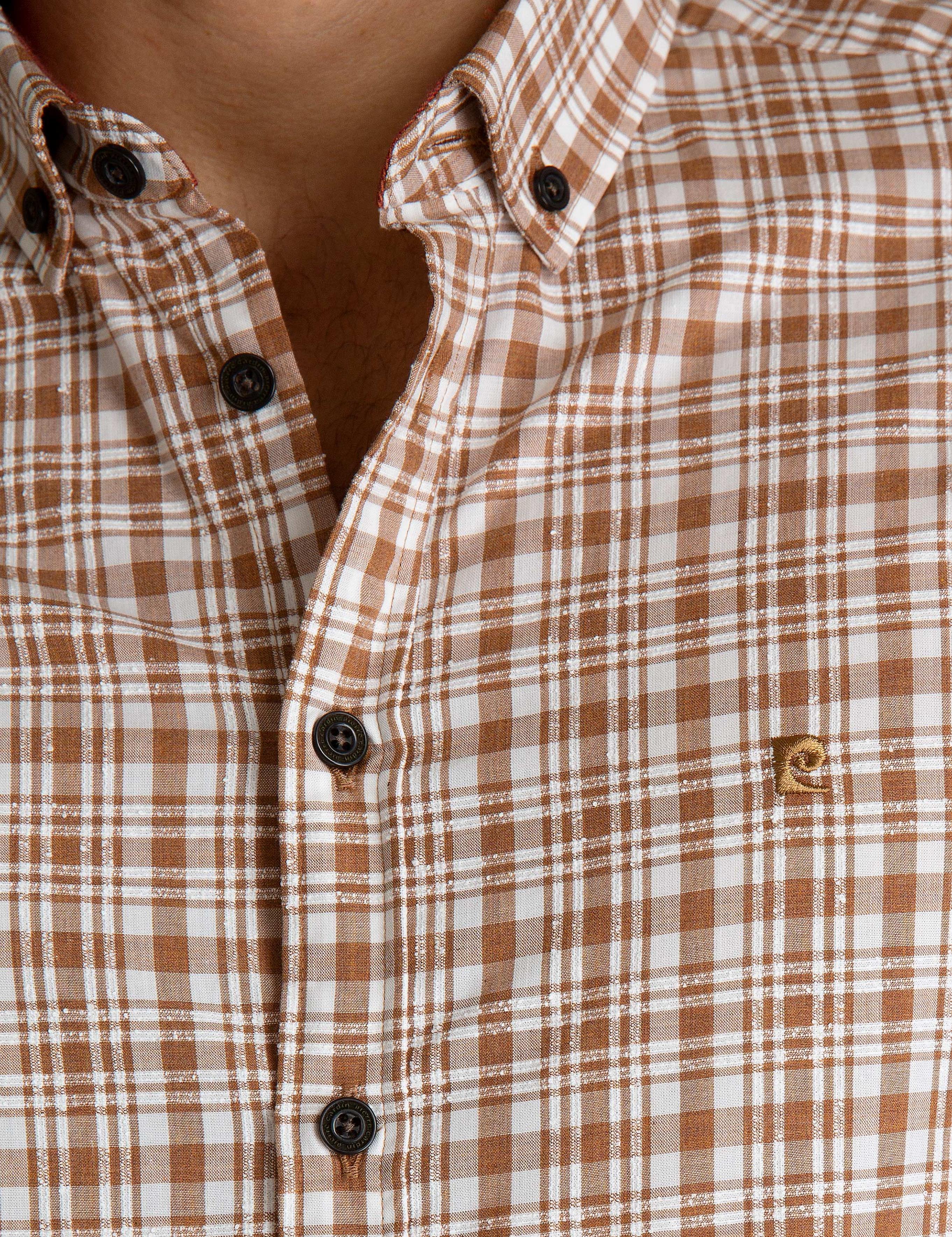 Kiremit Slim Fit Gömlek