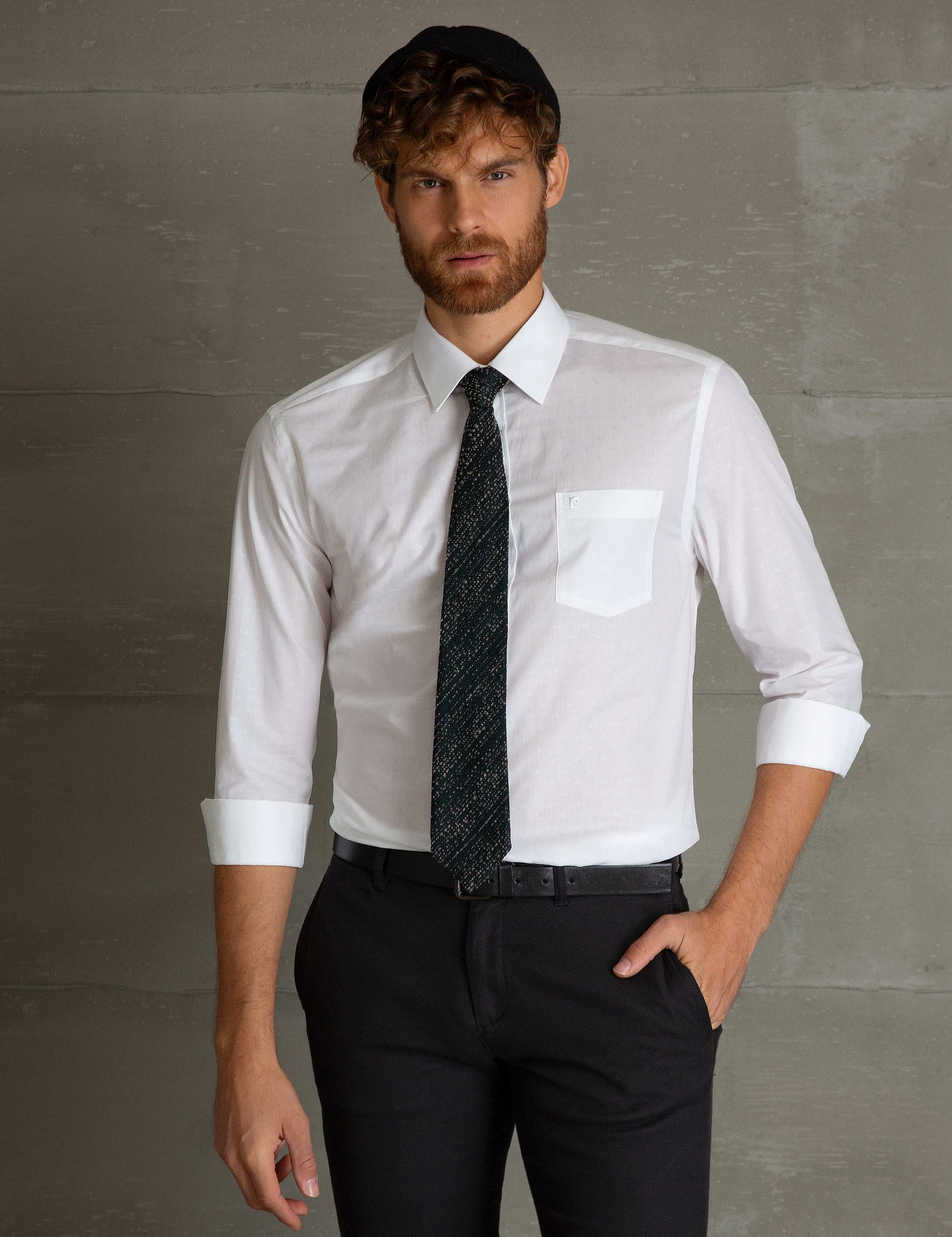 Beyaz Regular Fit Gömlek - Image 2
