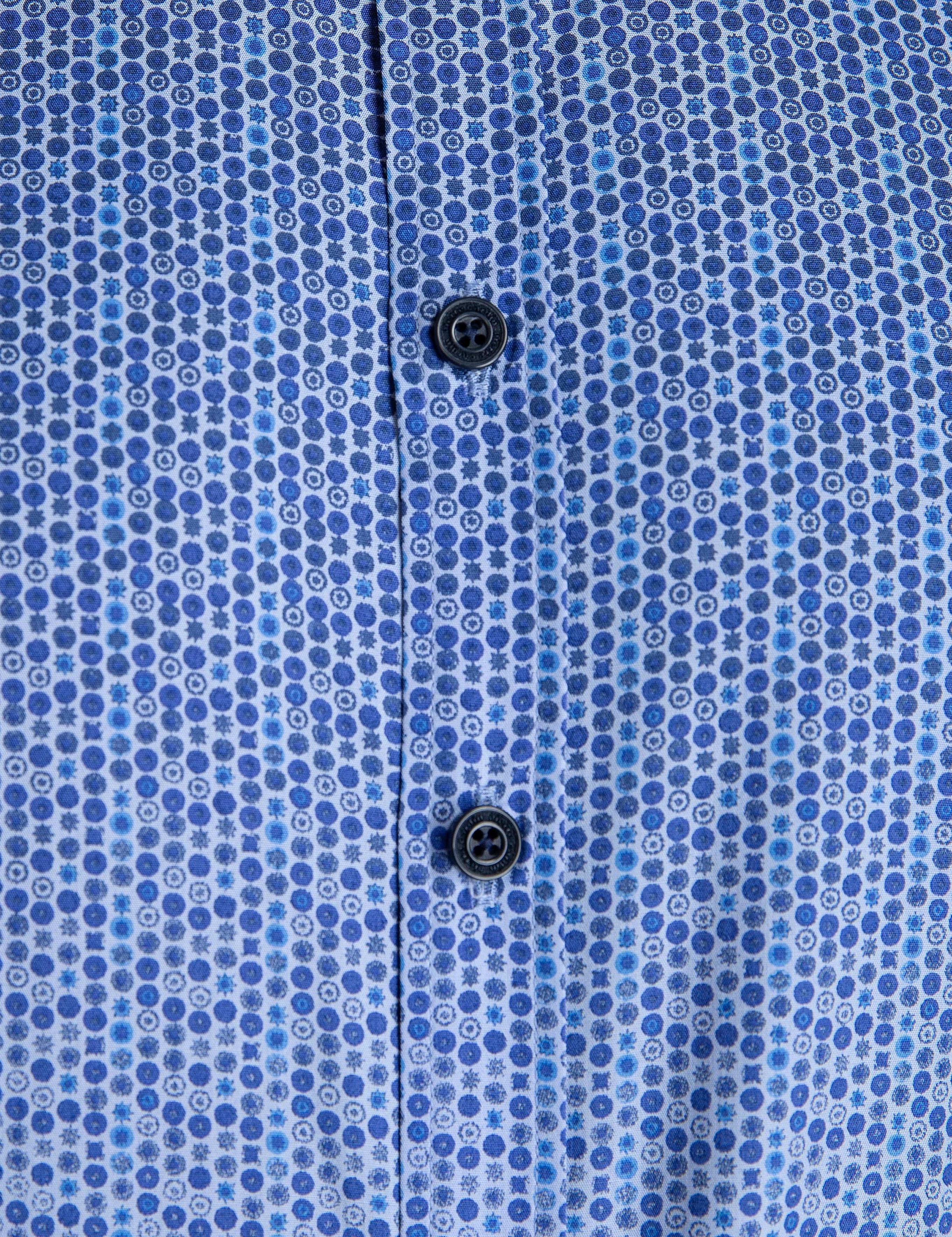 Mavi Slim Fit Uzun Kollu Gömlek