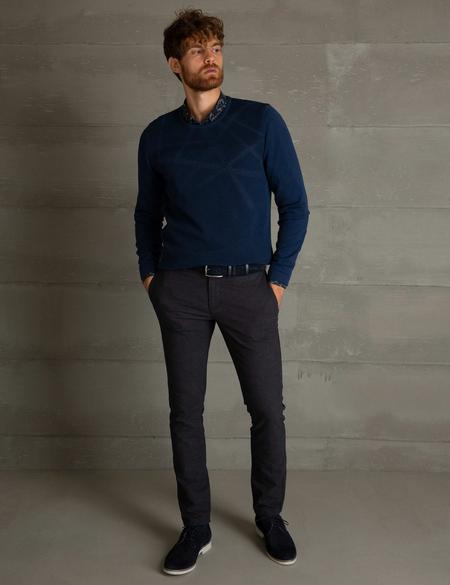 Lacivert Slim Fit Kazak - 50194107047