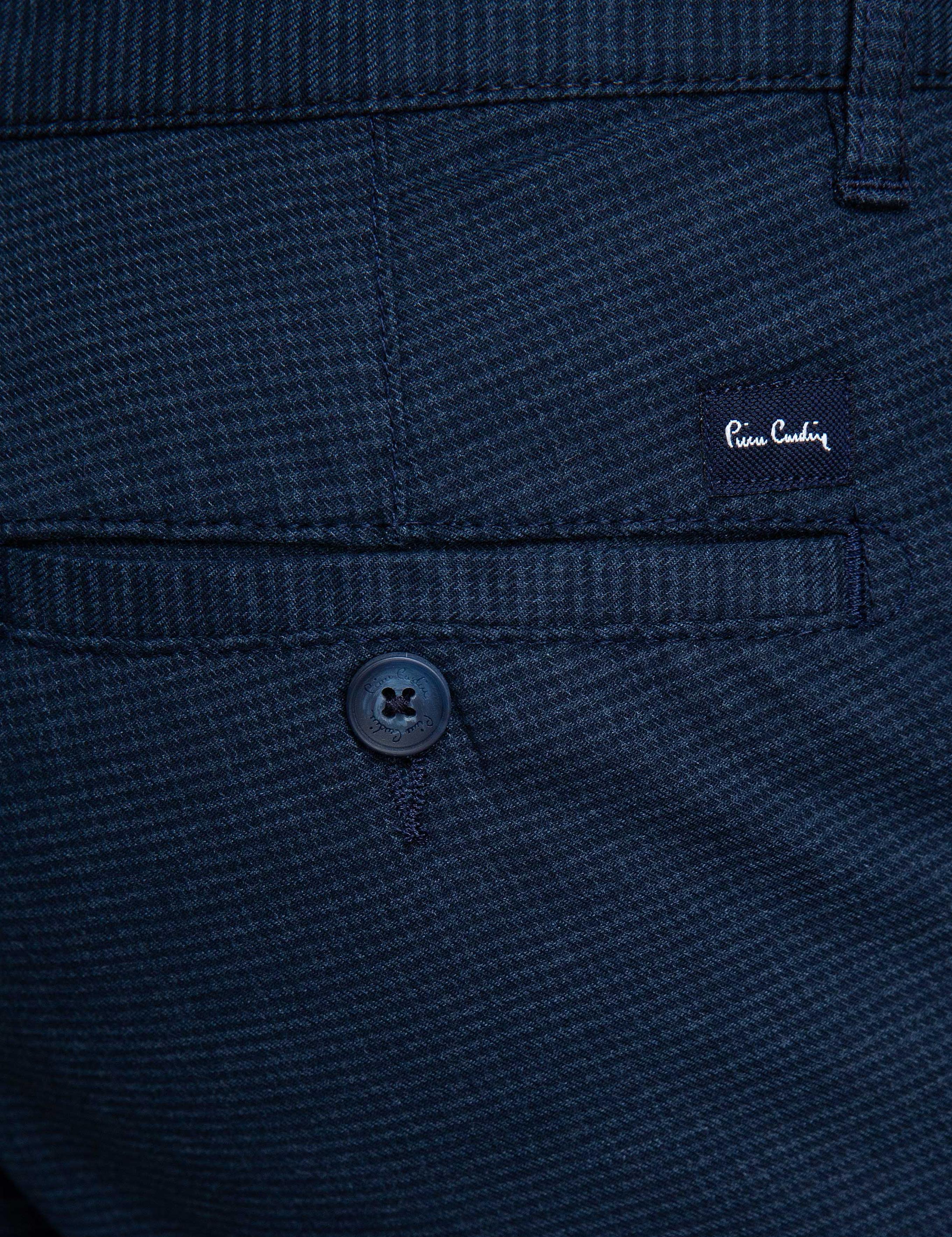 Lacivert Slim Fit Chino Pantolon