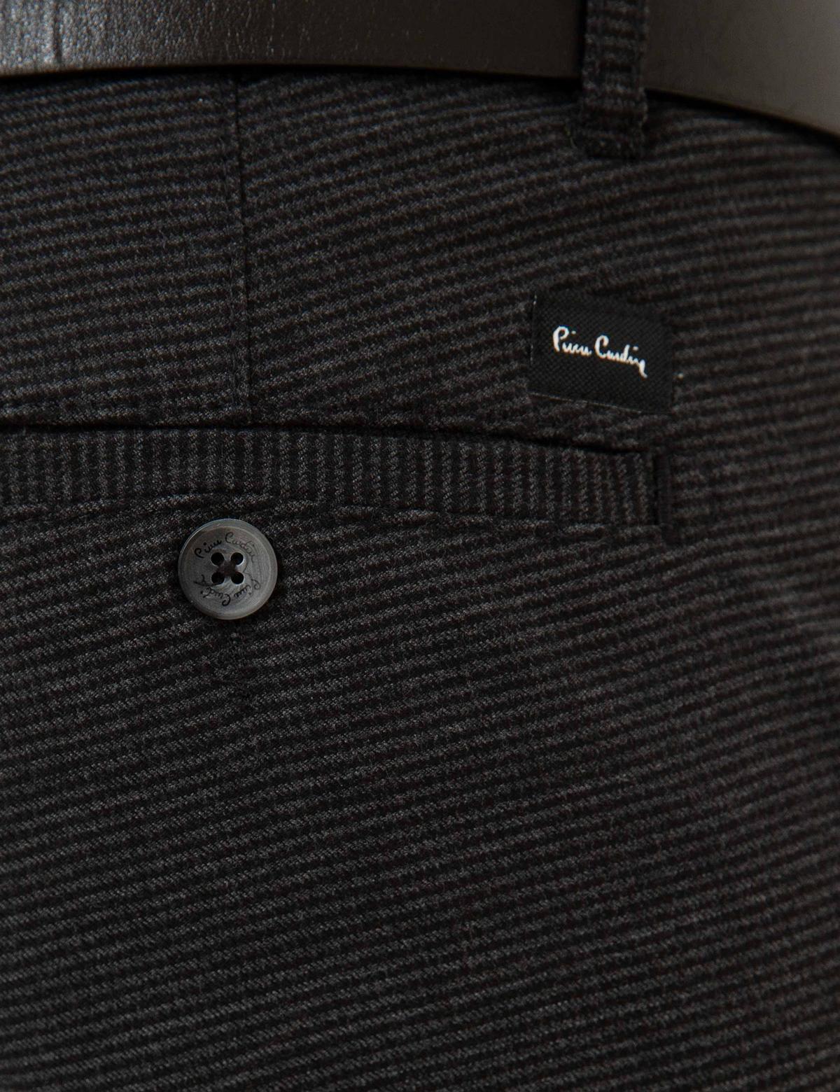 Antrasit Gri Slim Fit Chino Pantolon - 50194140028