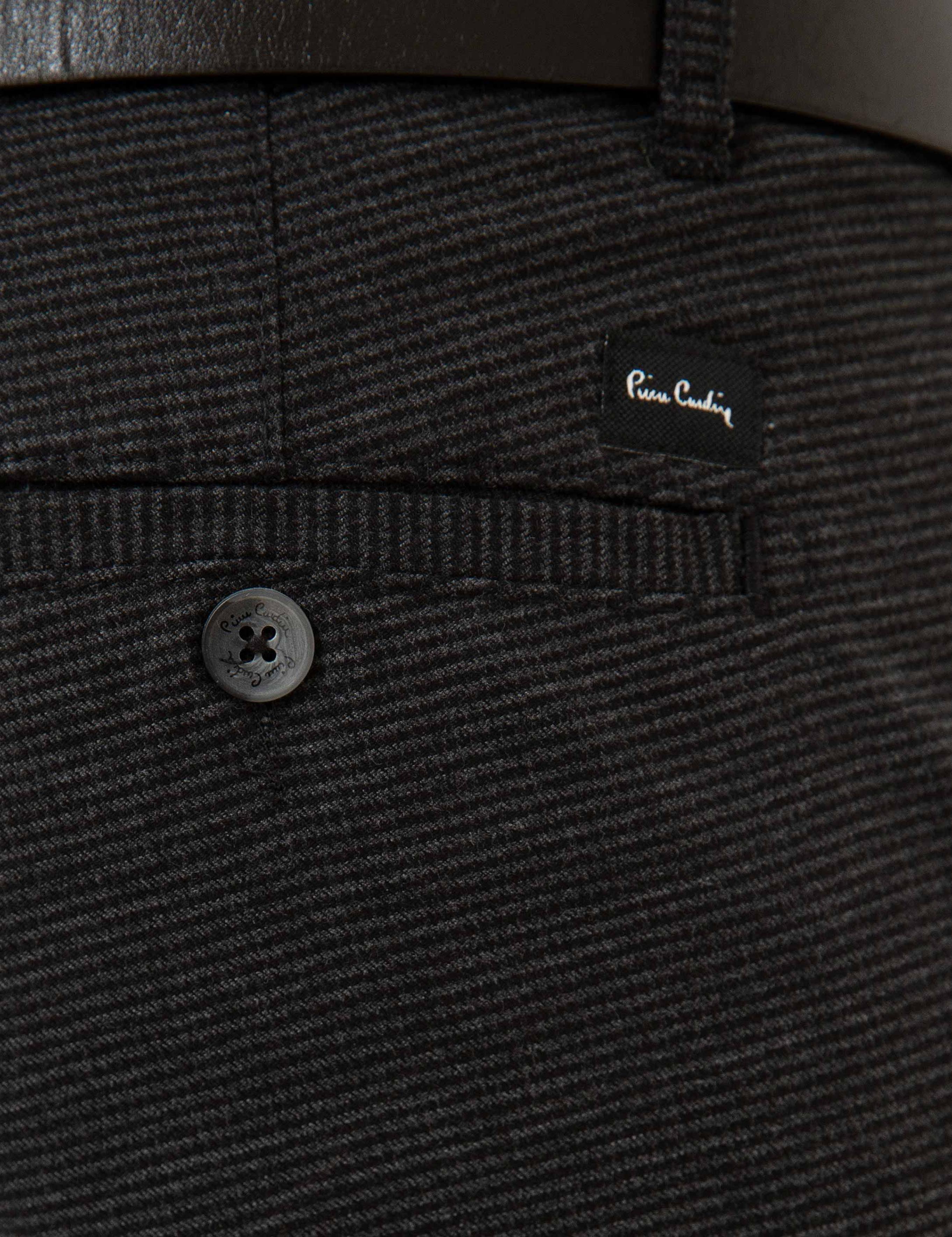 Antrasit Gri Slim Fit Chino Pantolon